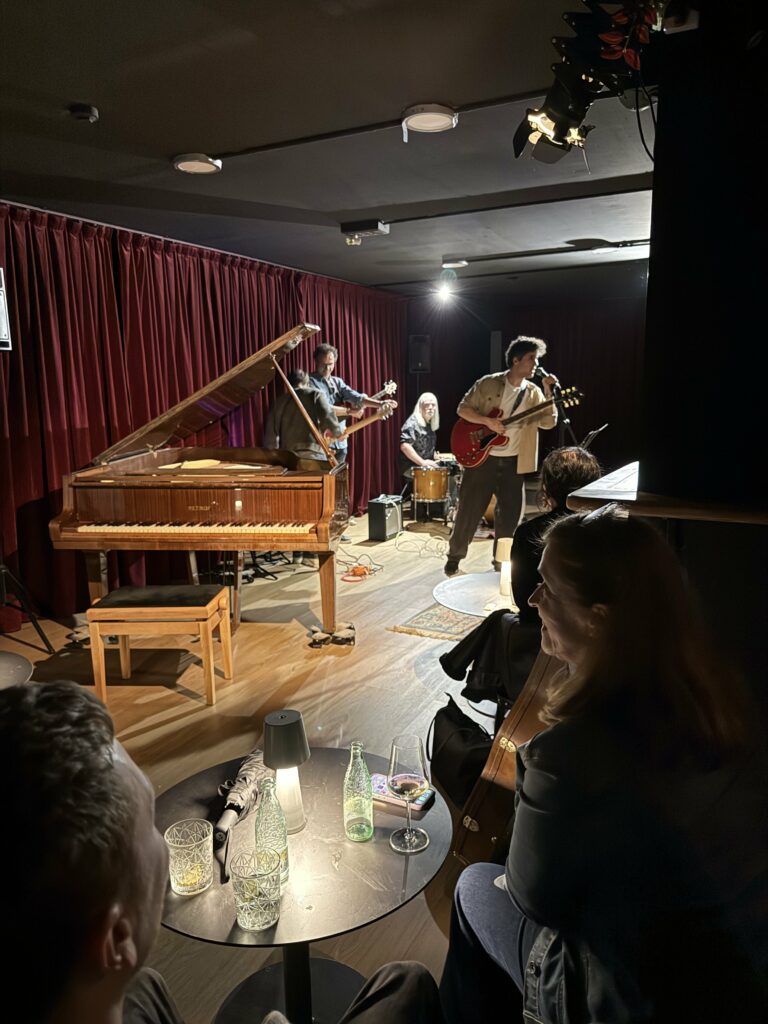 Musicians jamming together at The Music Room Barcelona